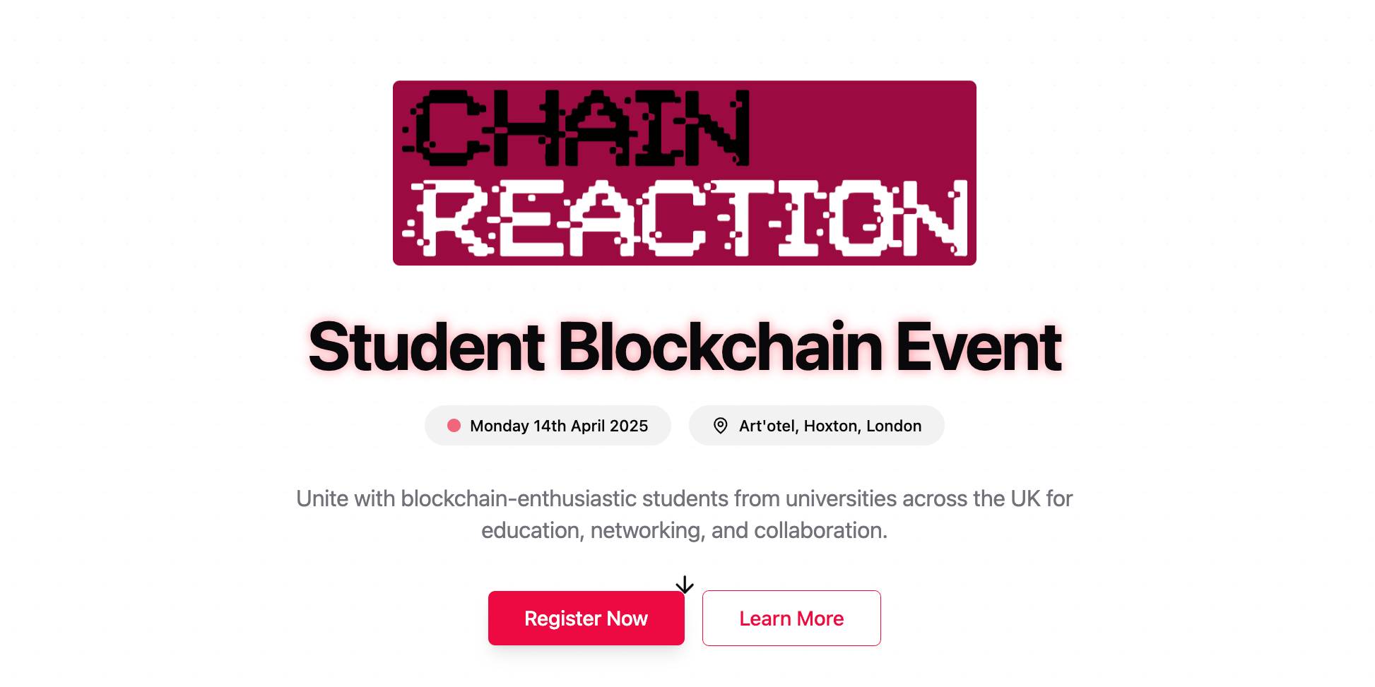 ChainReaction London: BGA Student Ideathon